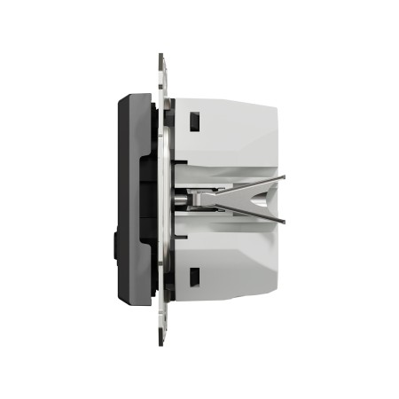 Розетка встраиваемая Schneider Electric Asfora (EPH2700471) серебристый