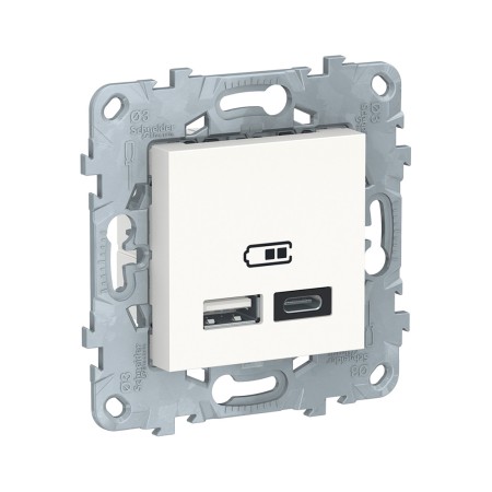 Розетка встраиваемая Schneider Electric New Unica (NU501818) белый