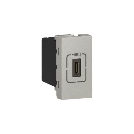 Розетка встраиваемая Legrand Mosaic (079389) серебристый