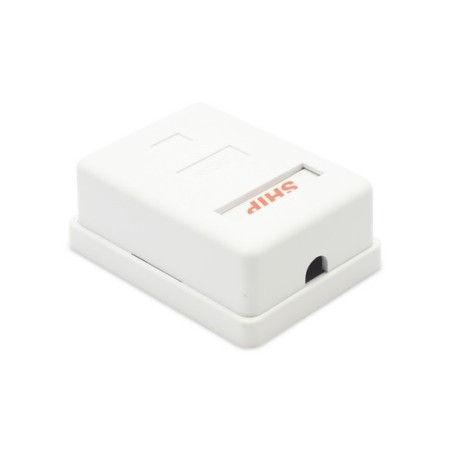 Информационная розетка SHIP A166-1B белый