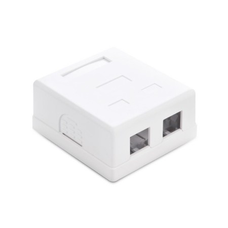 Информационная розетка SHIP A166-2B белый