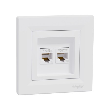 Информационная розетка Schneider Electric Asfora (EPH4400121) белый