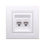 Информационная розетка Schneider Electric Asfora (EPH4800121) белый