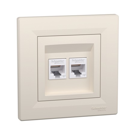 Информационная розетка Schneider Electric Asfora (EPH4800123) бежевый