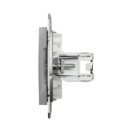 Информационная розетка Schneider Electric Asfora (EPH4300161) серебристый