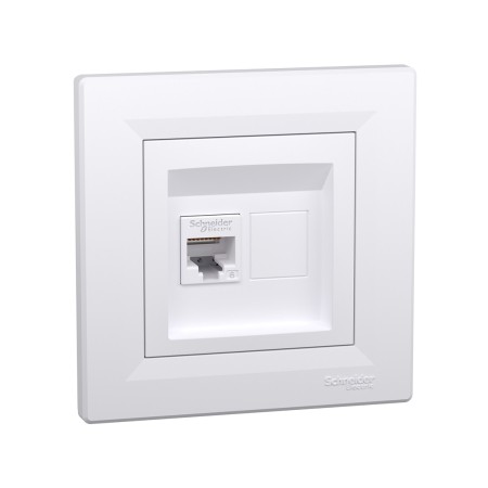 Информационная розетка Schneider Electric Asfora (EPH4700121) белый