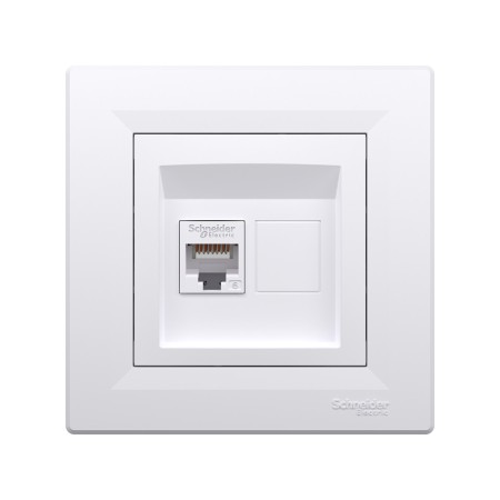 Информационная розетка Schneider Electric Asfora (EPH4700121) белый