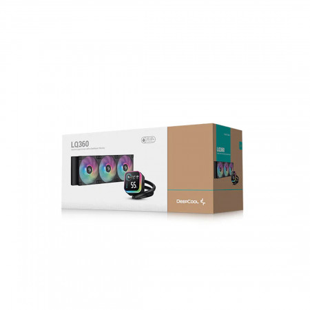 Система водяного охлаждения DEEPCOOL LQ360 (R-LQ360-BKLSMW-G-1) чёрный