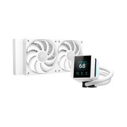 Система водяного охлаждения DeepCool MYSTIQUE 240 WH (R-LX240-WHDSNMP-G-1) белый