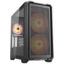 Корпус Cougar MX600 MINI RGB (CGR-5GC9B-RGB) чёрный