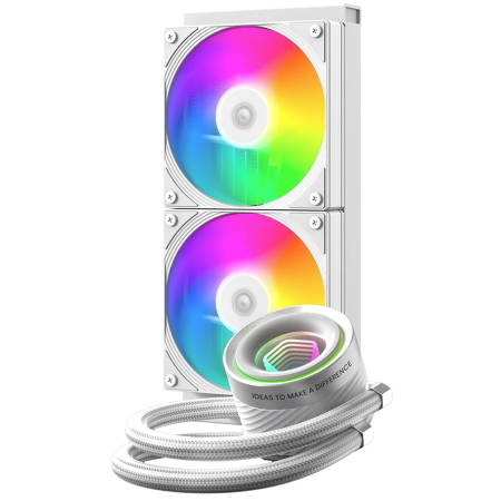 Система водяного охлаждения ID-Cooling FX240 INF WHITE белый