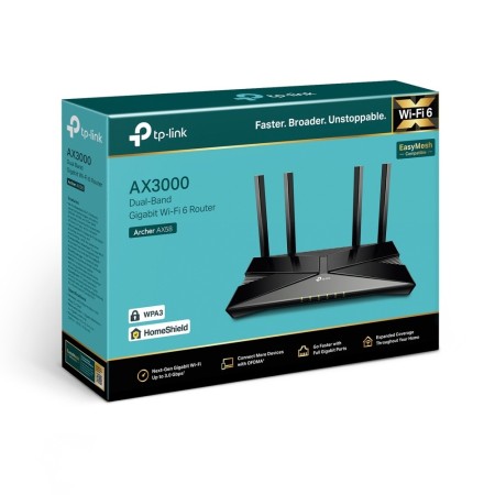 Wi-Fi роутер TP-Link Archer AX58 черный