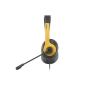 Наушники A4tech Fstyler FH100U желтый/черный