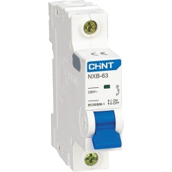 Автоматический выключатель CHINT NXB-63S (296697) 16 A белый