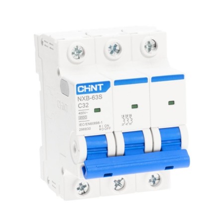 Автоматический выключатель CHINT NXB-63S (296830) 32 A белый