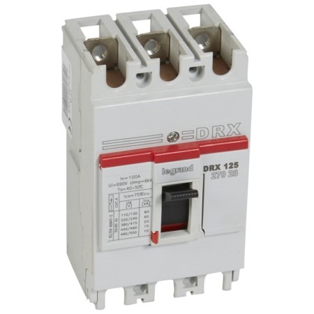 Автоматический выключатель Legrand 27028 100 A белый