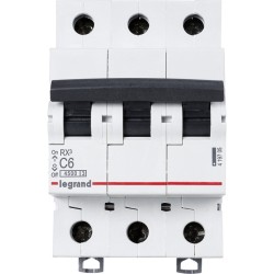 Автоматический выключатель Legrand RX3 3P C6 (419705)