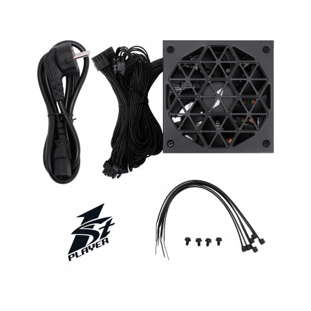 Блок питания 1STPLAYER HA 550W BK (HA-550AC1-BK) черный
