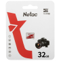 32 ГБ Карта памяти Netac P500 ECO microSDHC (NT02P500ECO-032G-S) чёрный