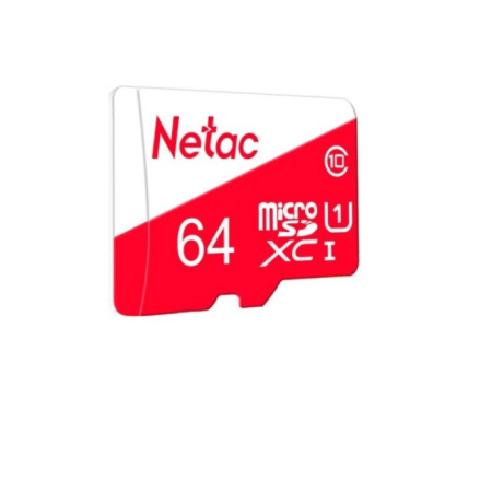 64 ГБ Карта памяти Netac P500 ECO microSDXC (NT02P500ECO-064G-S) чёрный