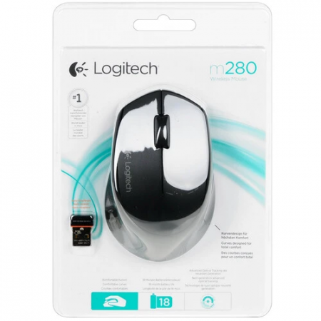 Мышь беспроводная Logitech M280 (910-004287) чёрный