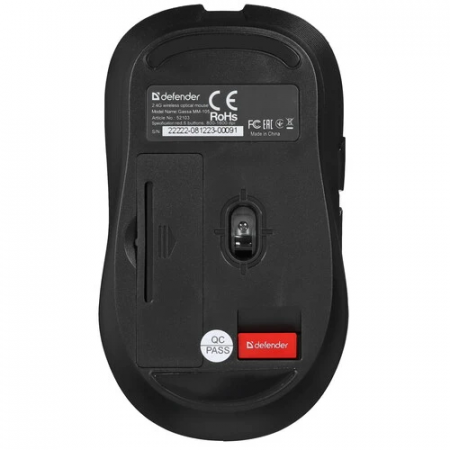 Мышь беспроводная Defender Gassa MM-105 (52103) красный