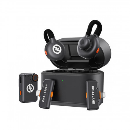 Микрофон Hollyland Lark M2S Ultimate Combo (M2SUC) черный