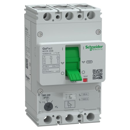 Автоматический выключатель Schneider Electric G20B3A125 125 A белый