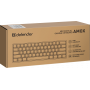 Клавиатура проводная Defender Amox GK-585 (45585) белый