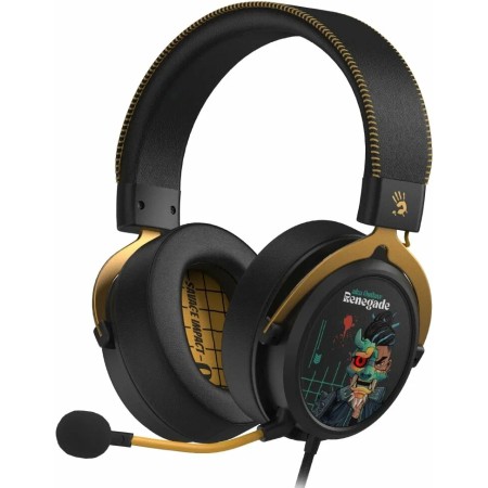 Наушники Bloody M595 Renegade Black Midnight SAVAGE черный