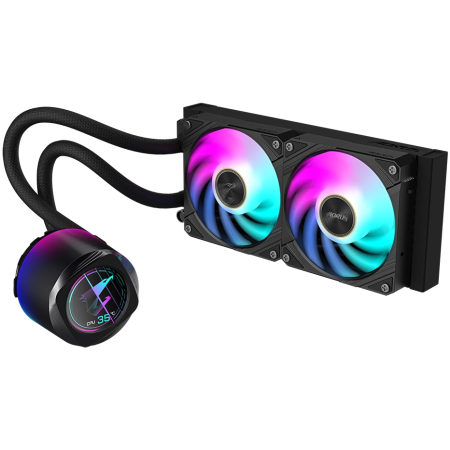 Система водяного охлаждения GIGABYTE AORUS WATERFORCE X II 240 (9JAWTX2240-00-10) черный