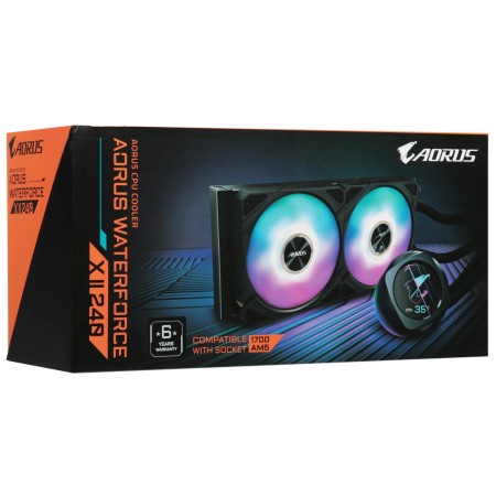 Система водяного охлаждения GIGABYTE AORUS WATERFORCE X II 240 (GP-AORUS WATERFORCE X II 240) черный