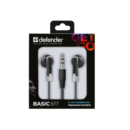 Наушники Defender Basic 617 (63617) черный