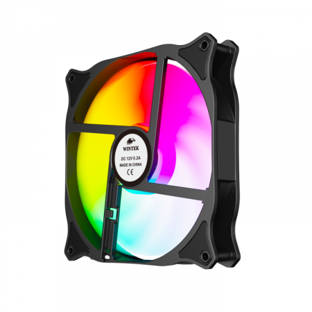 Вентилятор Wintek M11-B-14 ARGB (Wintek M11-B-14 ARGB) черный
