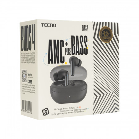 Наушники TECNO Buds 4 (BD04) черный
