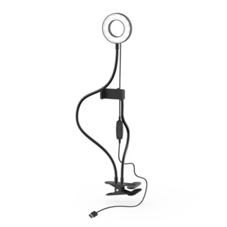 Кольцевая лампа Ritmix RRL-091 чёрный