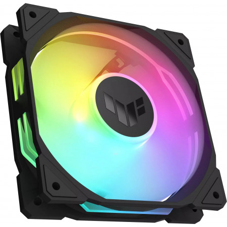 Комплект вентиляторов ASUS TUF GAMING TR120 ARGB REVERSE BLACK 3IN1 (TUF GAMING TR120 ARGB REVERSE BLACK) 3шт черный