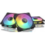 Комплект вентиляторов ASUS TUF GAMING TR120 ARGB REVERSE BLACK 3IN1 (TUF GAMING TR120 ARGB REVERSE BLACK) 3шт черный