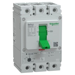Автоматический выключатель Schneider Electric GoPacT G250 3P 250 А 25 кА (G25B3A250)