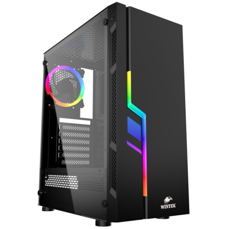 Корпус Wintek Light (JX188-7-B TG) черный