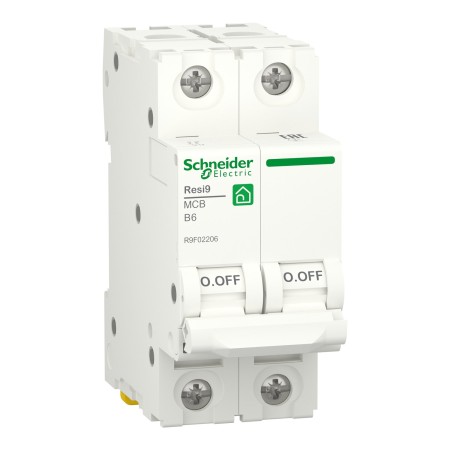 Автоматический выключатель Schneider Electric R9F02206 6 A белый