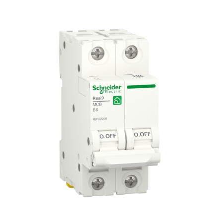 Автоматический выключатель Schneider Electric R9F02206 6 A белый