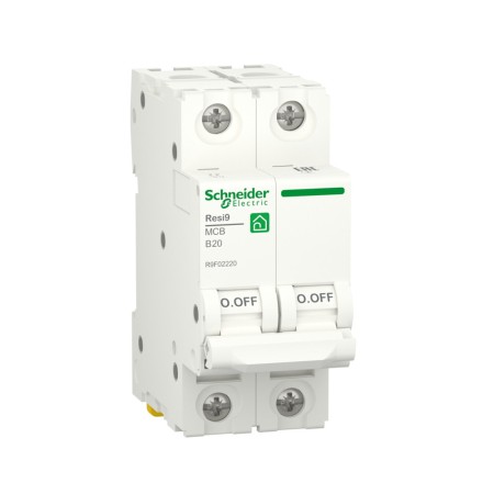 Автоматический выключатель Schneider Electric R9F02220 20 A белый