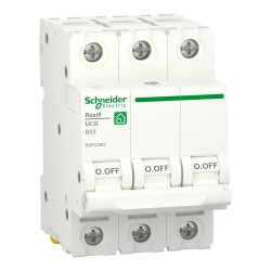Автоматический выключатель Schneider Electric Resi9 3P B63 (R9F02363)