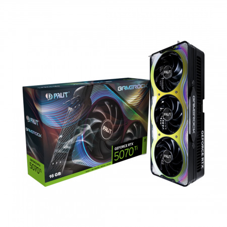 Видеокарта Palit GeForce RTX 5070 Ti GameRock OC (NE7507TH19T2-GB2030G)