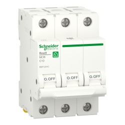 Автоматический выключатель Schneider Electric Resi9 3P C10 (R9F12310)