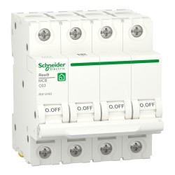 Автоматический выключатель Schneider Electric Resi9 4P C63 (R9F12463)
