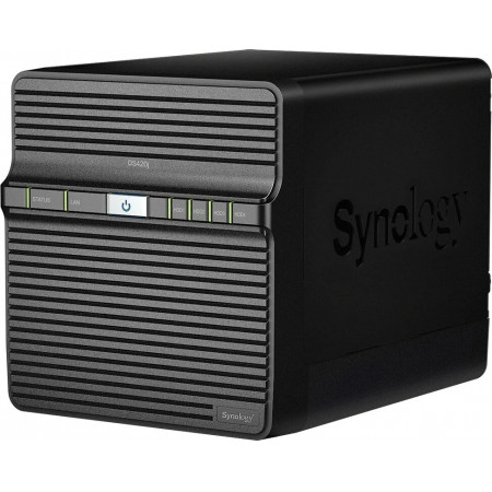 Сетевое хранилище (NAS) Synology Disk Station (DS420j) черный