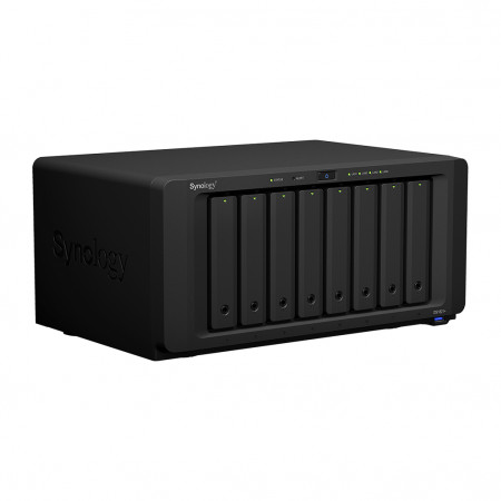 Сетевое хранилище (NAS) Synology DiskStation (DS1821+) черный