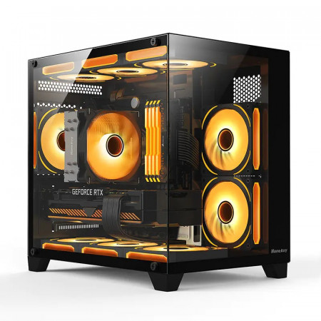 Корпус Huntkey S920 Storm RGB (S920 Storm B ARGB) черный